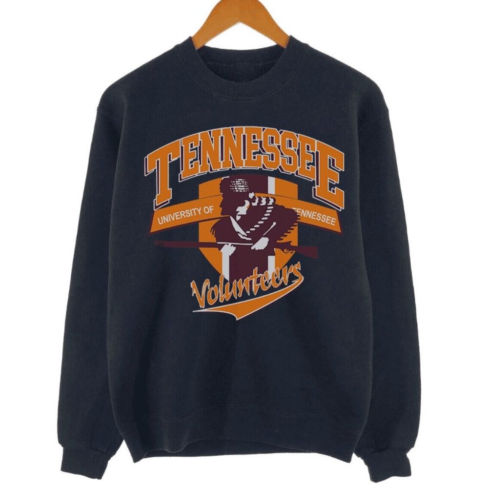 Vintage 90s University of Tennessee Volunteers Football Sweatshirt, NCAA Shirt